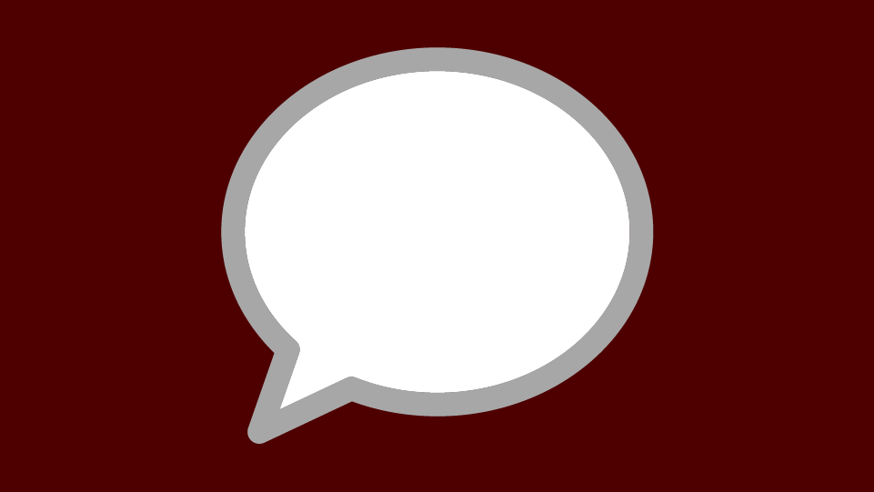 Illustration of a speech bubble